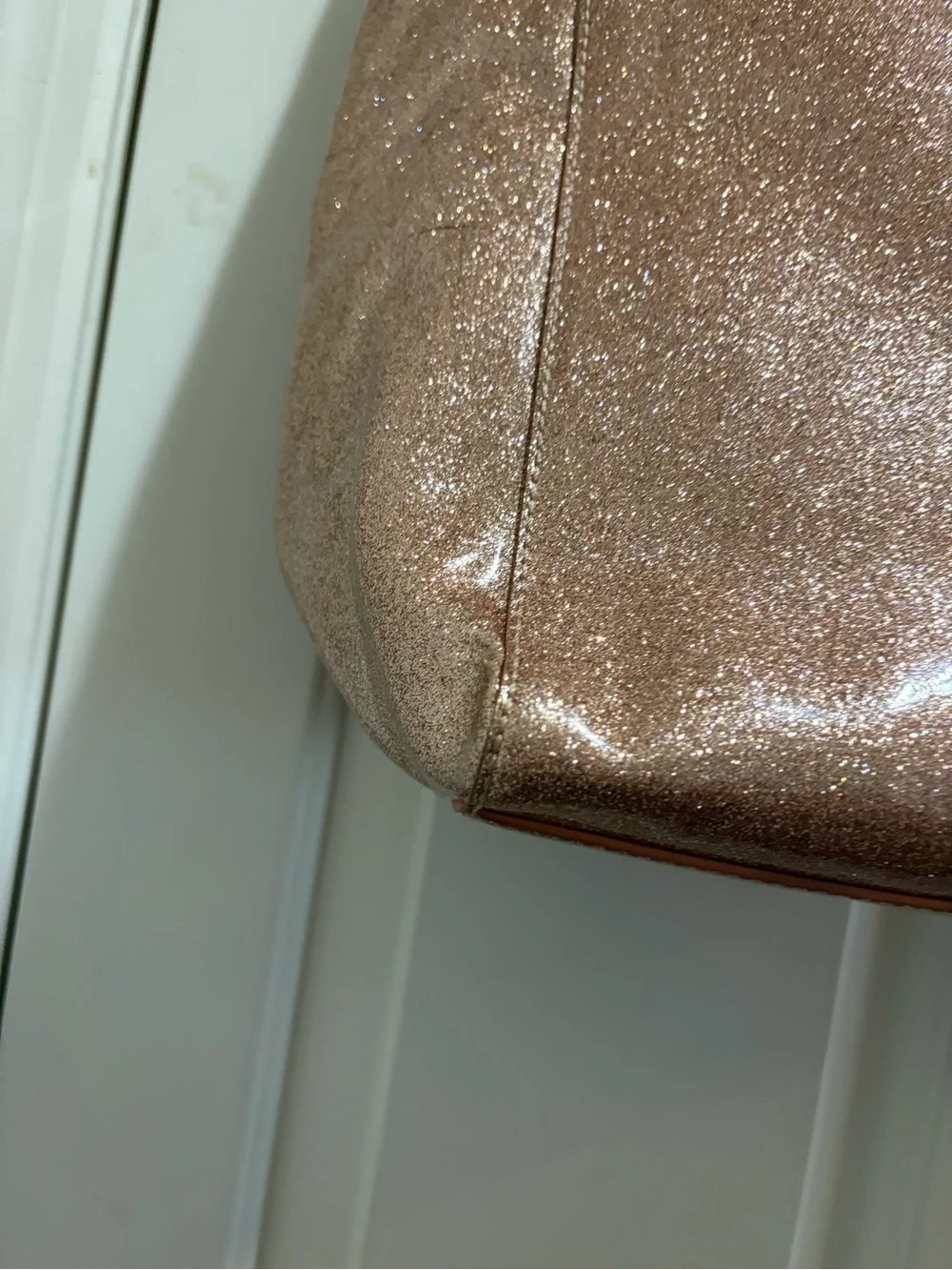 Kate Spade ♠️ Shimmer Rise Gold Large Tote Bag